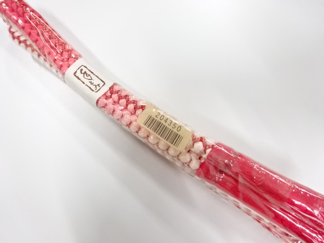 未使用品　正絹　手組帯締め